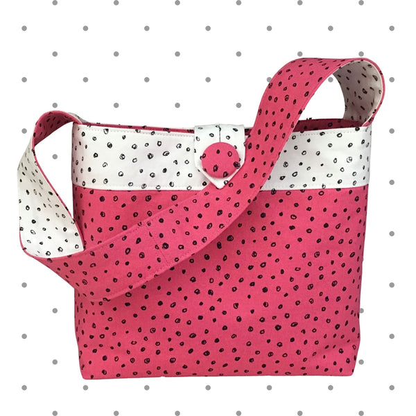 Pink Squiggles Purse